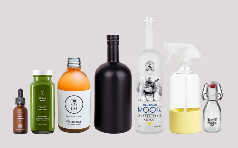 individuelle Glasflasche