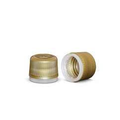 18 mm manipulationssichere Kappen, goldfarben