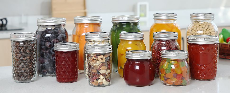 Großhandel Glasgefäße mit Deckel